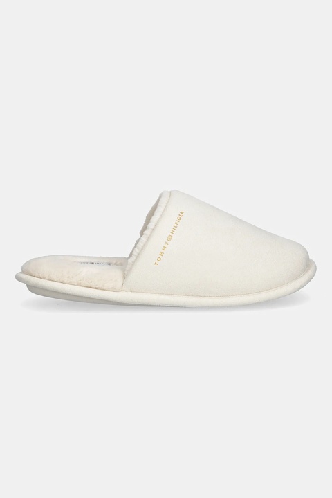 Tommy Hilfiger kapcie TH SOFT HOUSE SHOE kolor biały FW0FW08853 - zdjęcie produktu nr 2
