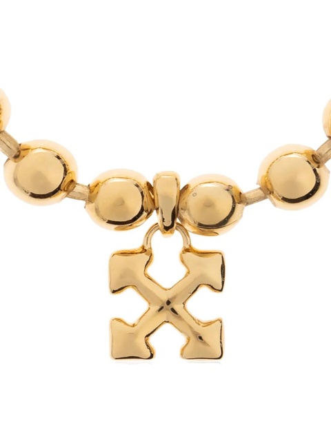 Off-White Arrows-charm ball-chain bracelet - Gold - zdjęcie produktu nr 2