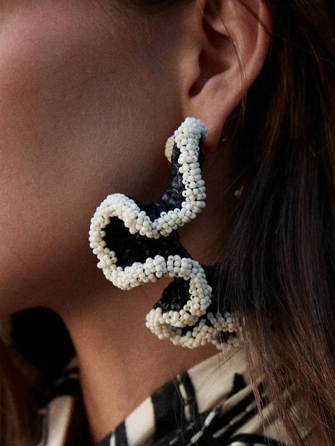 Johanna Ortiz Artistic Expressions earrings - Black - zdjęcie produktu nr 2