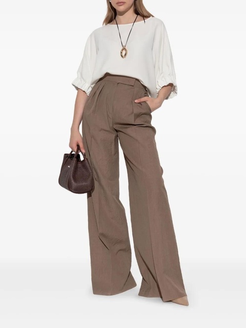 Max Mara puff-sleeve T-shirt - White - zdjęcie produktu nr 2