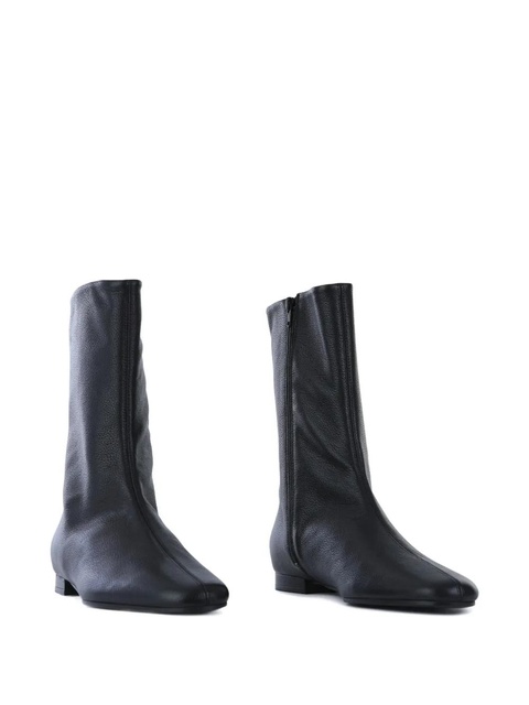 TOTEME zip leather boots - Black - zdjęcie produktu nr 2