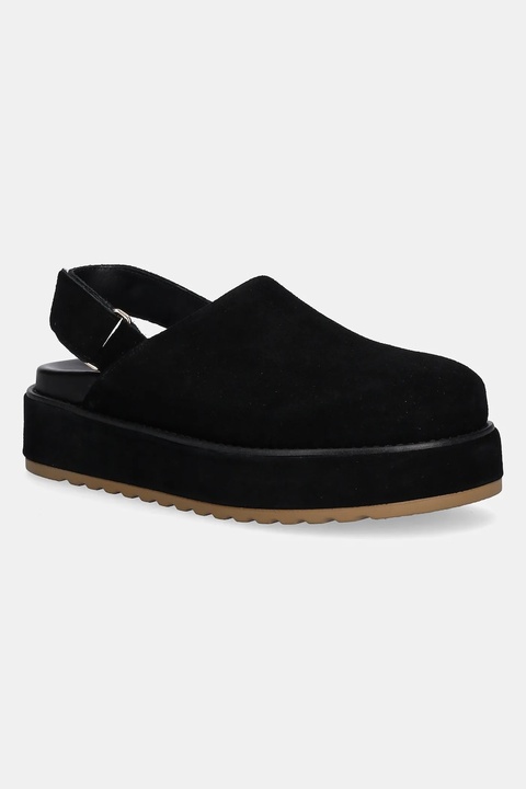 Steve Madden klapki Mellow damskie kolor czarny na platformie 11004849 - zdjęcie produktu nr 1