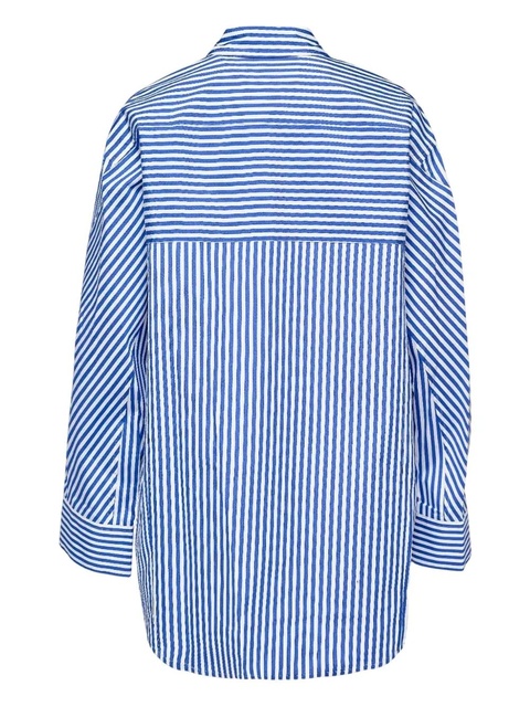 3.1 Phillip Lim striped panelled shirt - Blue - zdjęcie produktu nr 2