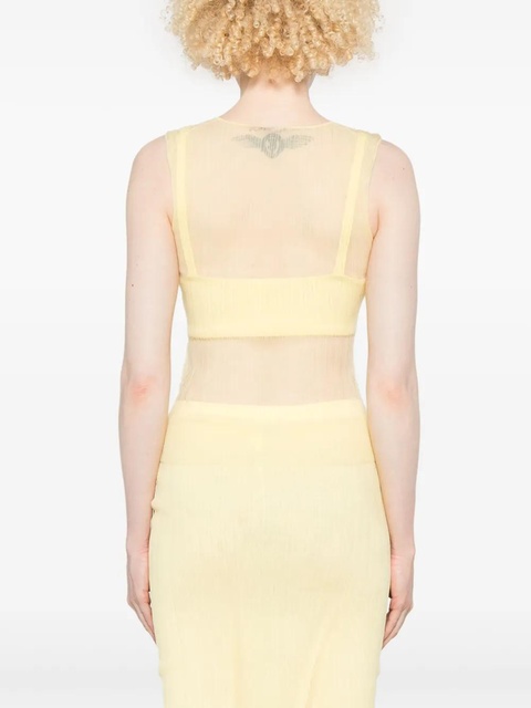 Simkhai Oakley tank top - Yellow - zdjęcie produktu nr 2