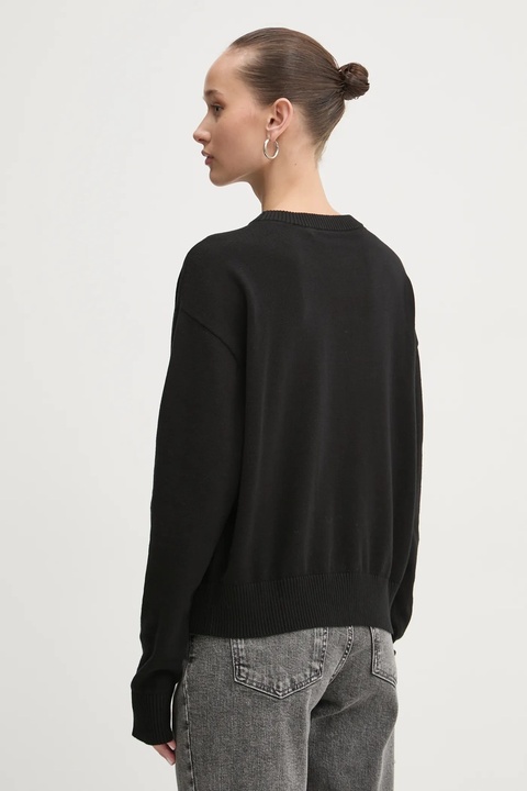 Karl Lagerfeld Jeans sweter damski kolor czarny lekki A1W18044 - zdjęcie produktu nr 1
