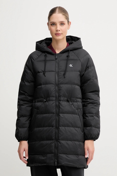 Calvin Klein Jeans kurtka kolor czarny przejściowa LV047C523G - zdjęcie produktu nr 1