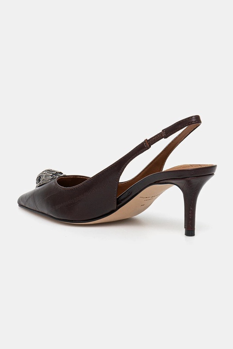 Kurt Geiger London szpilki Belgravia Sling Back kolor brązowy 9786930119 - zdjęcie produktu nr 2