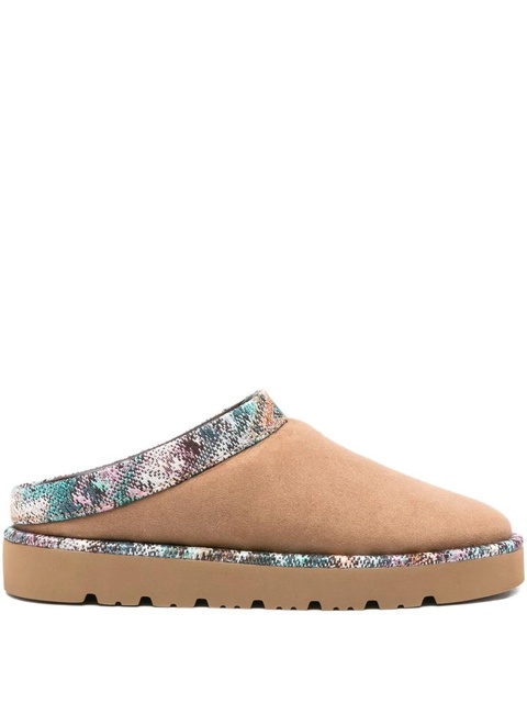Missoni patterned-trim slippers - Neutrals - zdjęcie produktu nr 1