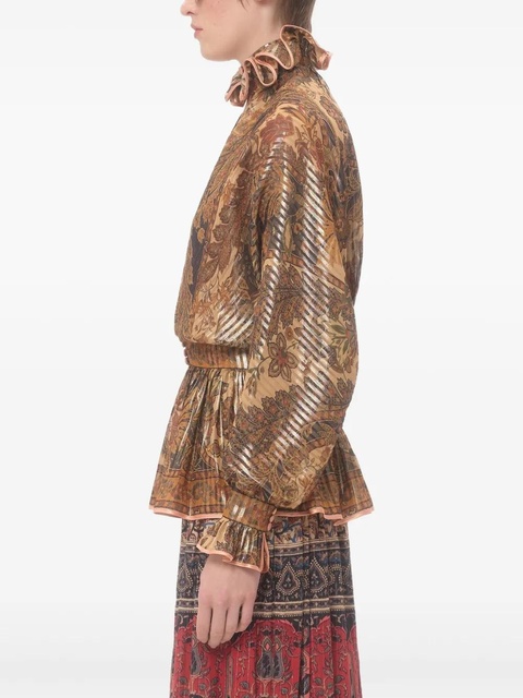 Valentino Garavani Voyage Imaginaire-print shirt - Neutrals - zdjęcie produktu nr 2