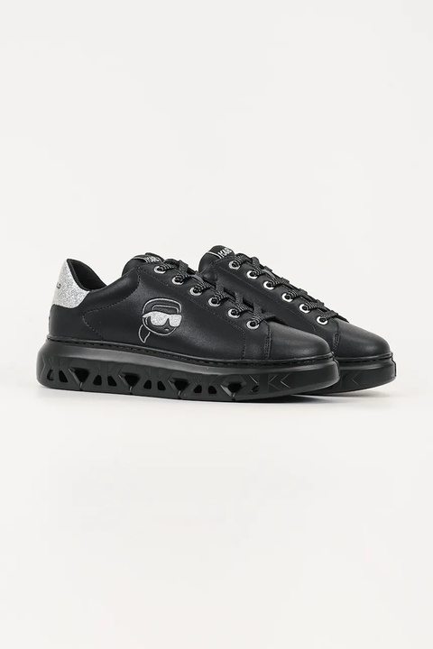 Karl Lagerfeld sneakersy skórzane KAPRI KITE kolor czarny KL64525 - zdjęcie produktu nr 2