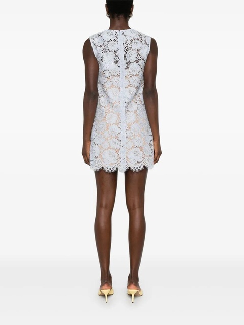 Self-Portrait fine-lace mini dress - Blue - zdjęcie produktu nr 2