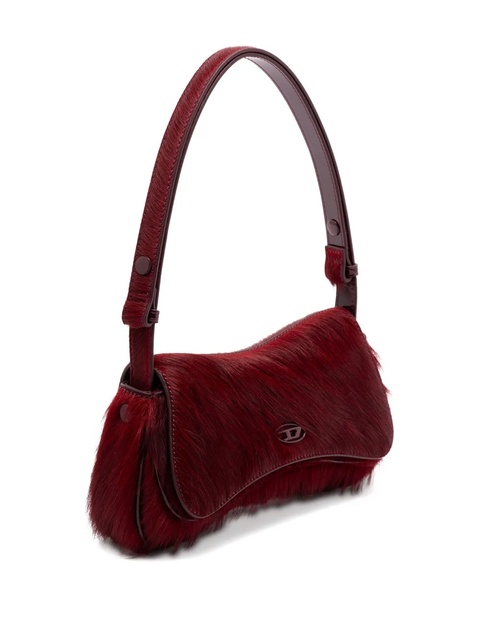 Diesel Play calf-leather clutch - Red - zdjęcie produktu nr 2