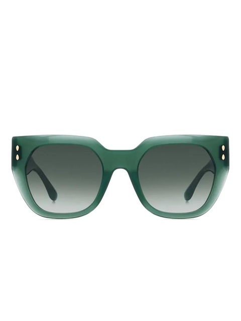 Isabel Marant Eyewear square-frame sunglasses - Green - zdjęcie produktu nr 1