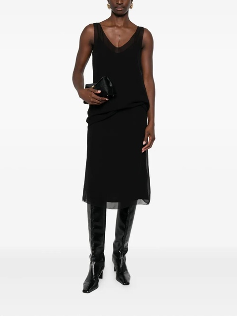 TOTEME V-neck slip top - Black - zdjęcie produktu nr 2