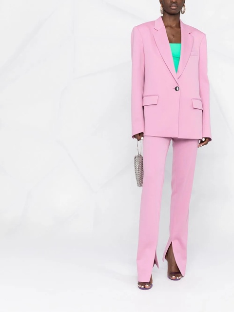 The Attico Bianca single-breasted blazer - Pink - zdjęcie produktu nr 2