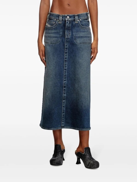 Diesel De-Pago-Mid-Re midi skirt - Blue - zdjęcie produktu nr 2