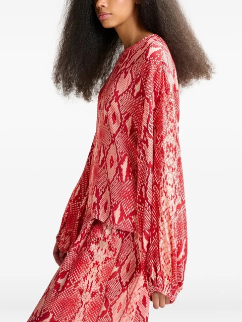 Essentiel Antwerp Inemy blouse - Red - zdjęcie produktu nr 2