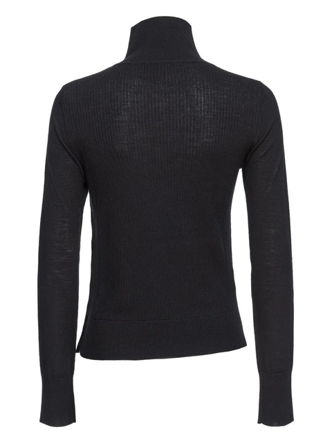 PINKO knitted wool crew neck - Black - zdjęcie produktu nr 1