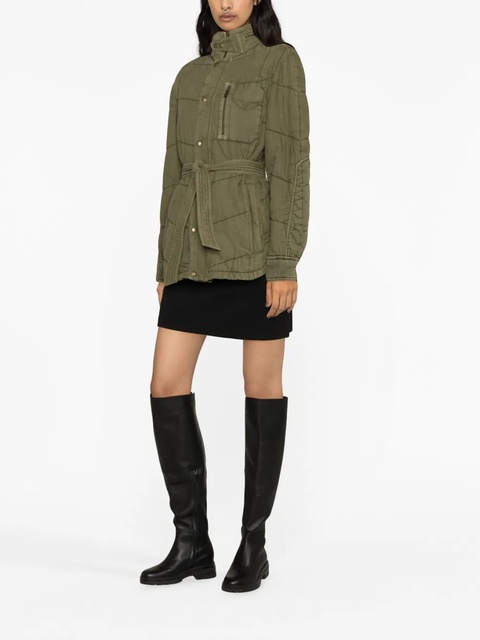 Zadig&Voltaire Kalice belted quilted jacket - Green - zdjęcie produktu nr 2