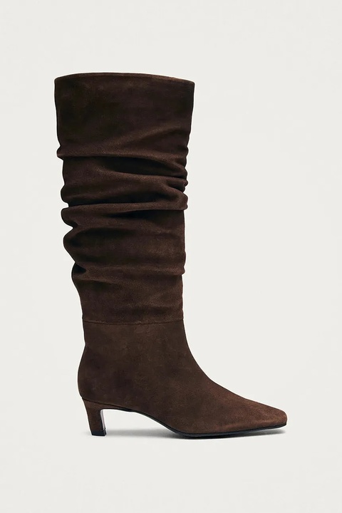 Alohas botki zamszowe Kalila damskie kolor brązowy na szpilce S101173-02 - zdjęcie produktu nr 1