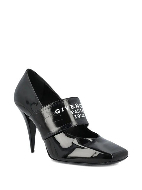 Givenchy logo-plaque patent leather pumps - Black - zdjęcie produktu nr 2