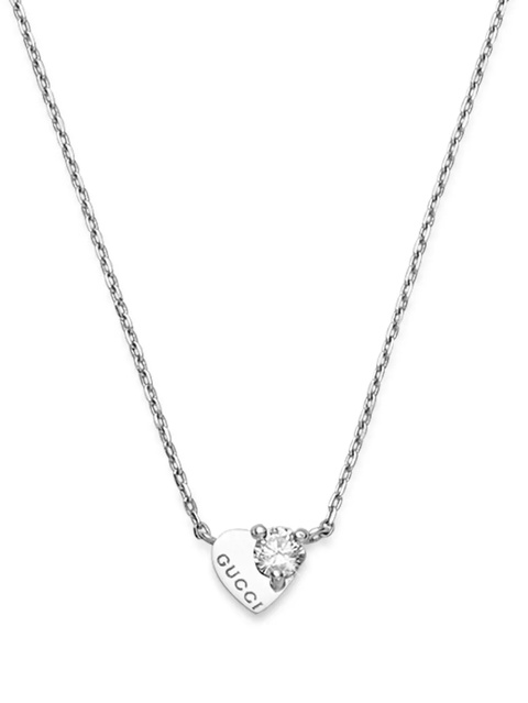 Gucci Trademark Heart necklace - Silver - zdjęcie produktu nr 2