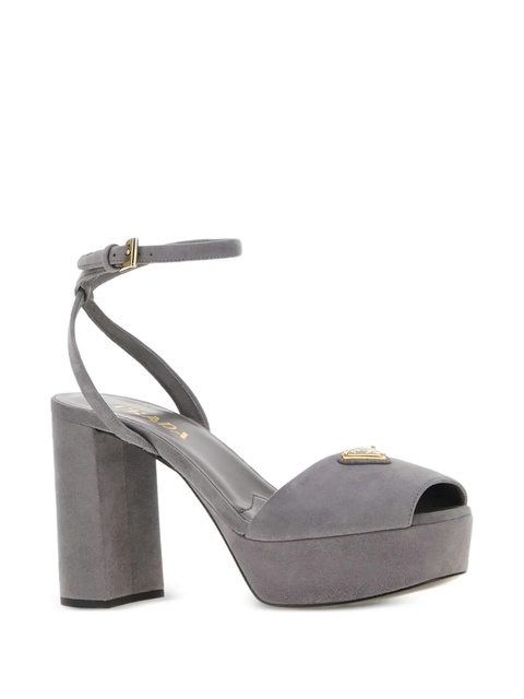 Prada 110mm block-heel sandals - Grey - zdjęcie produktu nr 1