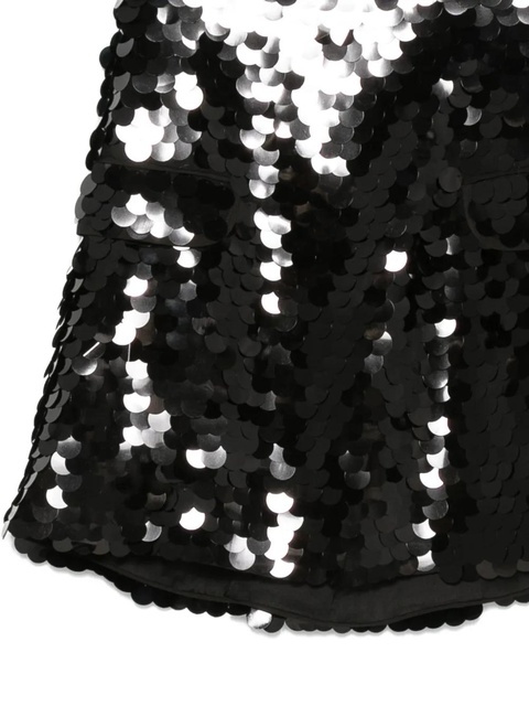 Paris Georgia Mermaid sequin-embellished mini dress - Black - zdjęcie produktu nr 2