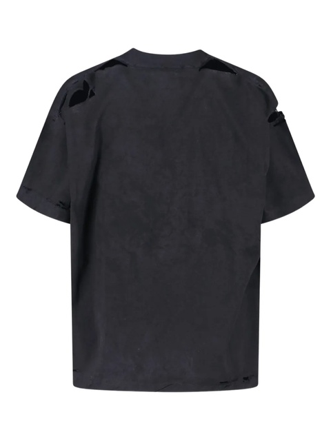 Balenciaga destroyed logo T-shirt - Black - zdjęcie produktu nr 1