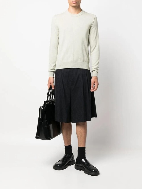 Maison Margiela crew-neck cashmere jumper - Green - zdjęcie produktu nr 2