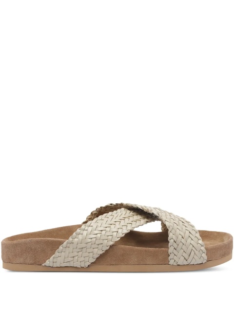 DRAGON DIFFUSION leather flat sandals - Neutrals - zdjęcie produktu nr 1