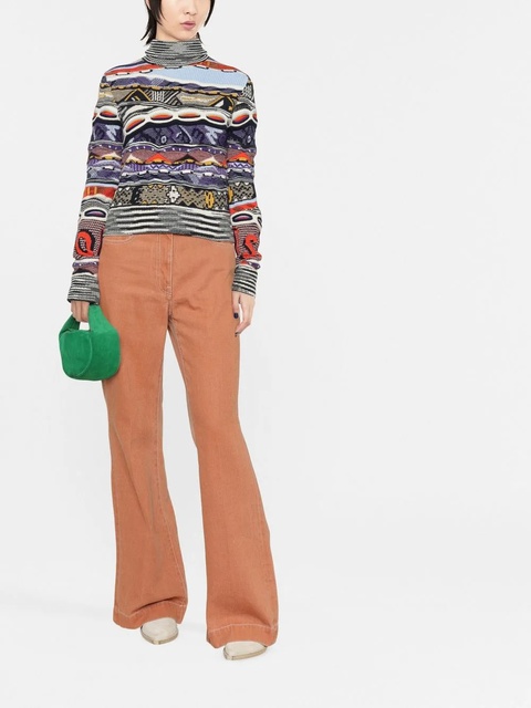 Missoni roll-neck knitted jumper - Purple - zdjęcie produktu nr 2