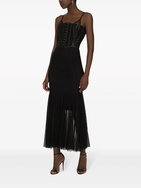 Dolce & Gabbana lace-detail sheer bodysuit - Black - zdjęcie produktu nr 2