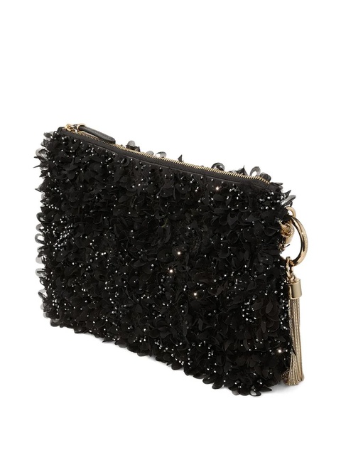 Jimmy Choo Callie crystal floral clutch bag - Black - zdjęcie produktu nr 2