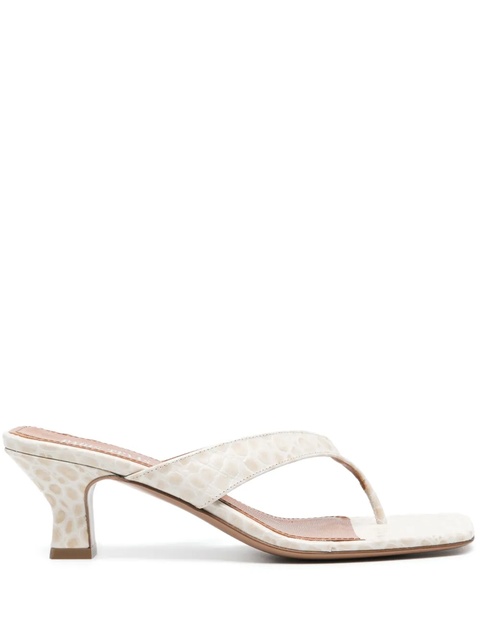 Paris Texas 55mm Portofino sandals - White - zdjęcie produktu nr 1