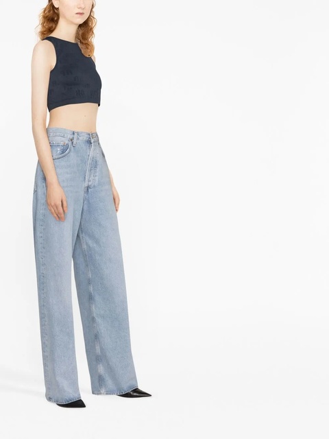 ROTATE BIRGER CHRISTENSEN cropped sleeveless top - Blue - zdjęcie produktu nr 1