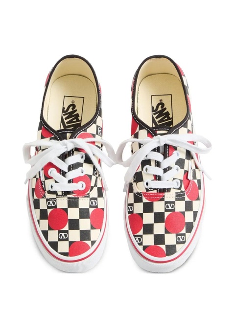 Valentino Garavani x Vans VLogo Checkerboard-print sneakers - Neutrals - zdjęcie produktu nr 2