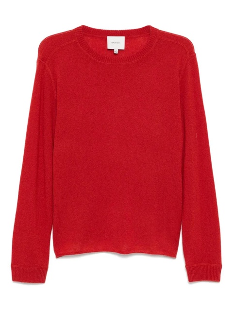 Reformation cashmere boyfriend top - Red - zdjęcie produktu nr 1