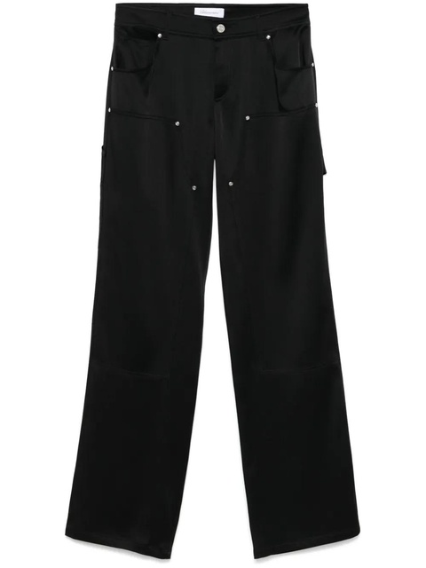 Blumarine satin trousers - Black - zdjęcie produktu nr 1