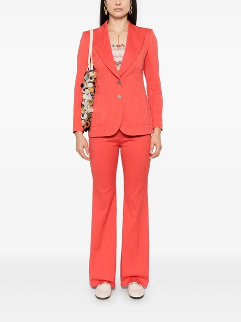 ETRO paisley-jacquard trousers - Orange - zdjęcie produktu nr 2