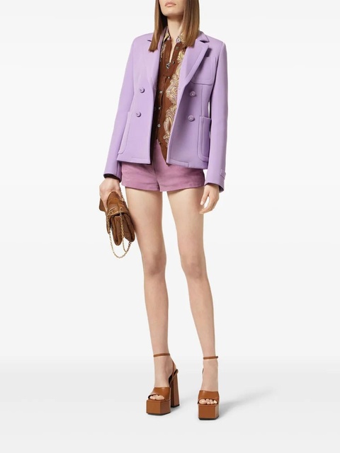 Versace double-breasted blazer - Purple - zdjęcie produktu nr 2