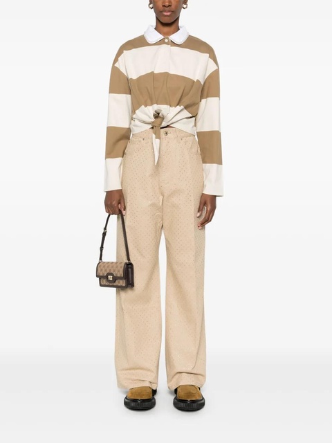 SANDRO crystal-embellished jeans - Neutrals - zdjęcie produktu nr 2