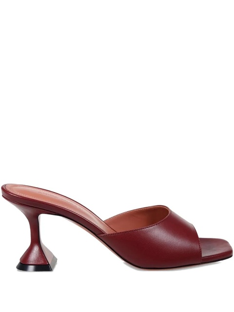 Amina Muaddi 70mm Lupita square-toe sandals - Brown - zdjęcie produktu nr 1