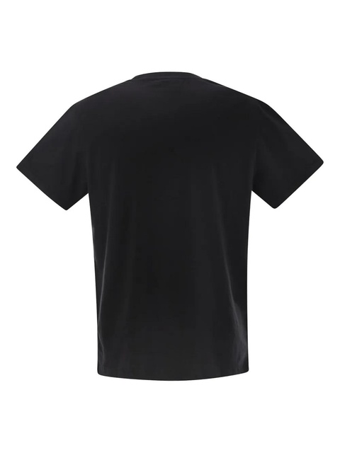 MC2 Saint Barth wine glass-embroidered T-shirt - Black - zdjęcie produktu nr 2