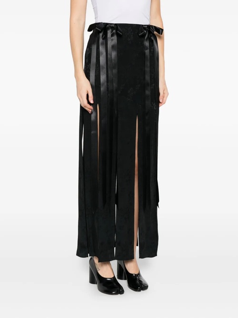 Simone Rocha bow-details midi skirt - Black - zdjęcie produktu nr 2