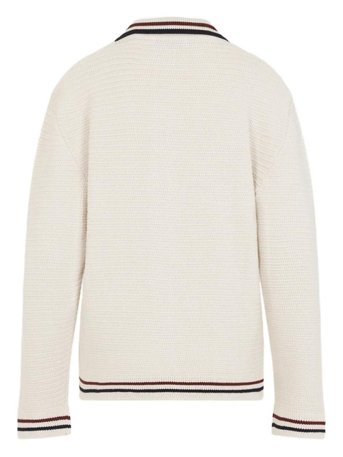 Miu Miu zip-up knitted cardigan - Neutrals - zdjęcie produktu nr 2