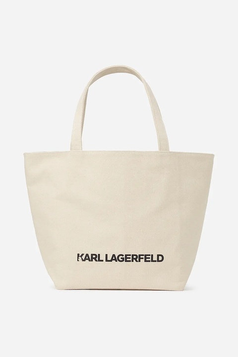 Karl Lagerfeld torebka dwustronna kolor beżowy A2W50003 - zdjęcie produktu nr 2