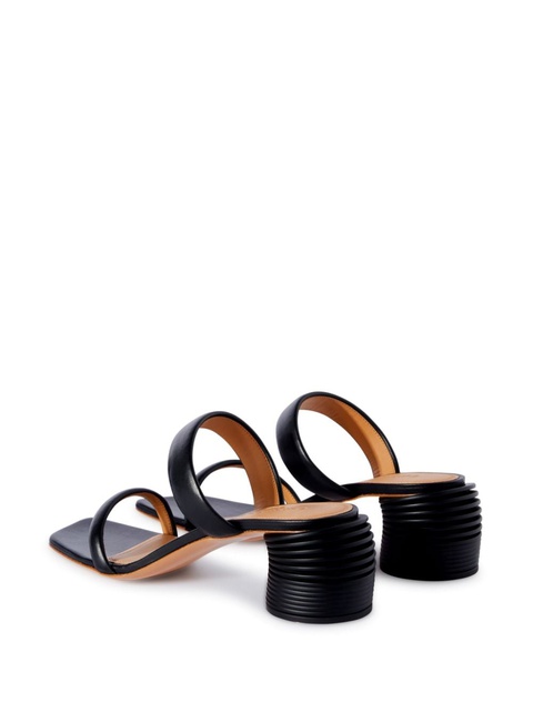 Off-White Spring leather sandals - Black - zdjęcie produktu nr 2