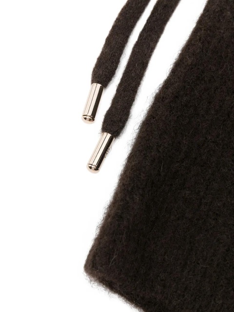 Maje drawstring balaclava - Brown - zdjęcie produktu nr 2