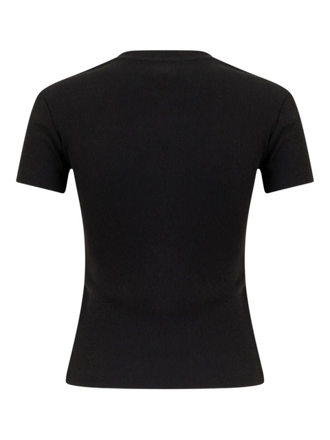 Nanushka Axton cropped T-shirt - Black - zdjęcie produktu nr 2